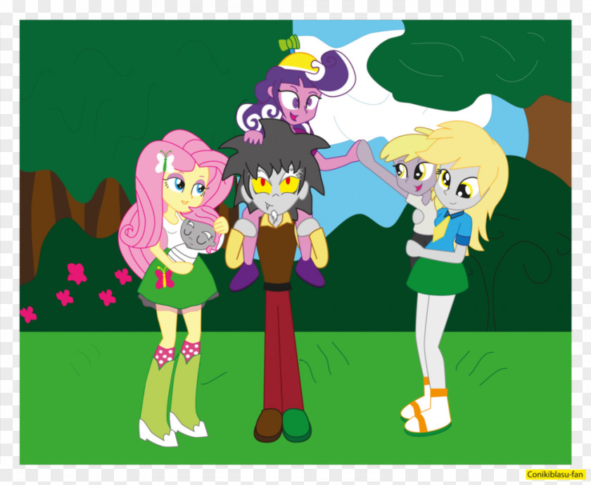 Mommy Daddy Baby Fluttershy Derpy Hooves Twilight Sparkle Pinkie Pie Discord PNG
