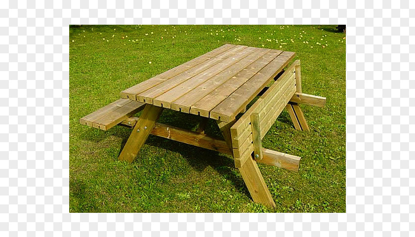 Picnic Table Garden Furniture Bench PNG