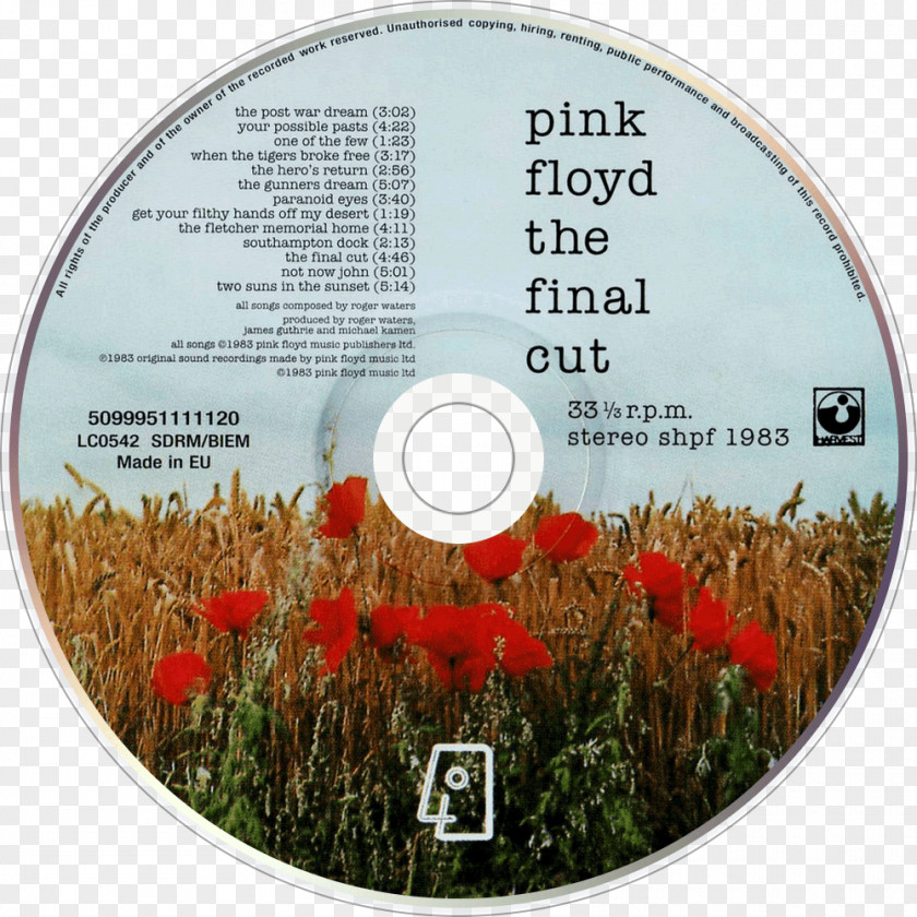 Pink Floyd The Final Cut Food Commodity PNG