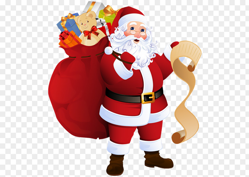 Santa Claus Gift Mrs. Father Christmas PNG