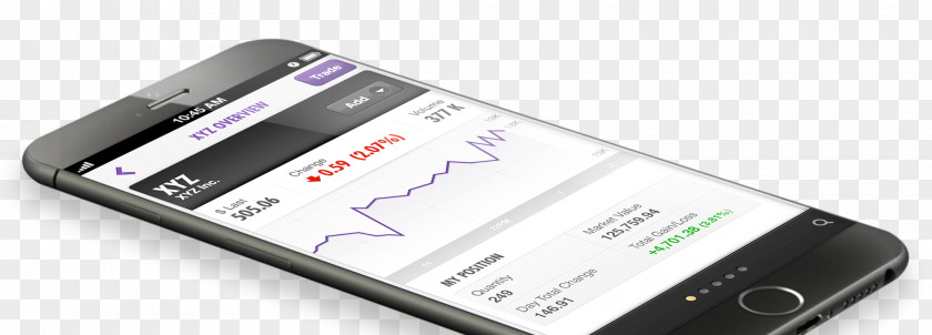 Smartphone Scottrade Stock Trader Investment PNG