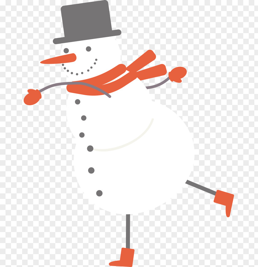 Snowman Cartoon PNG