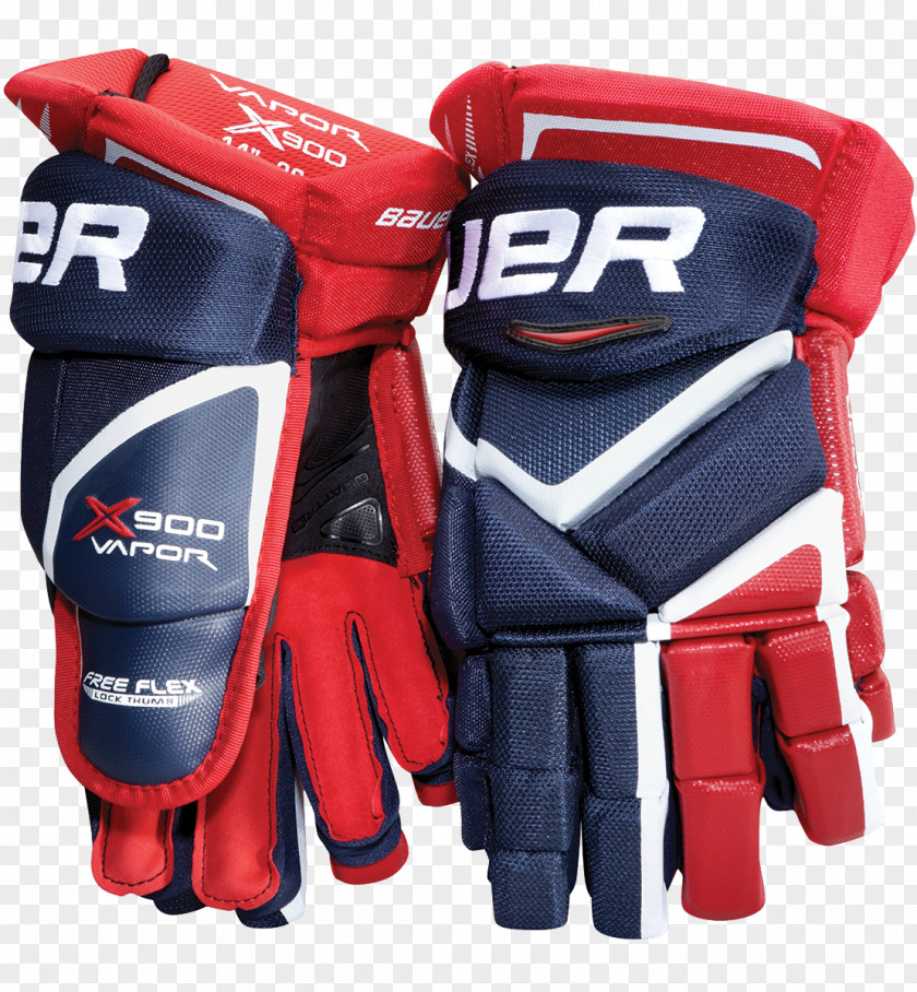 Gloves Bauer Hockey National League Glove Ice Equipment PNG