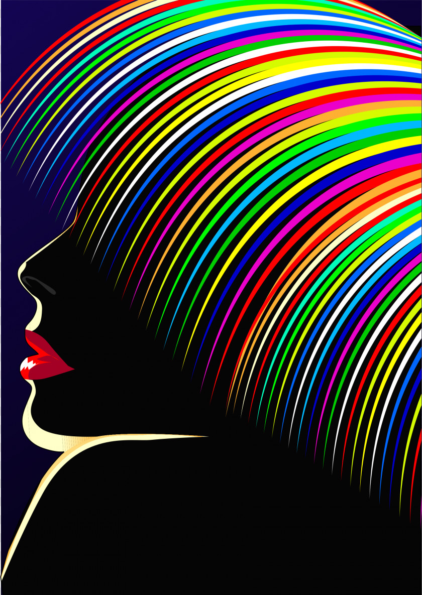 Rainbow Woman Cliparts Silhouette Clip Art PNG