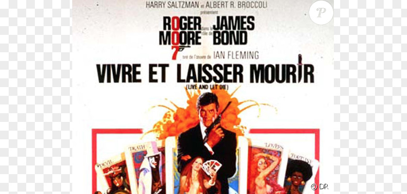 Roger Moore James Bond Film Series Solitaire Live And Let Die PNG