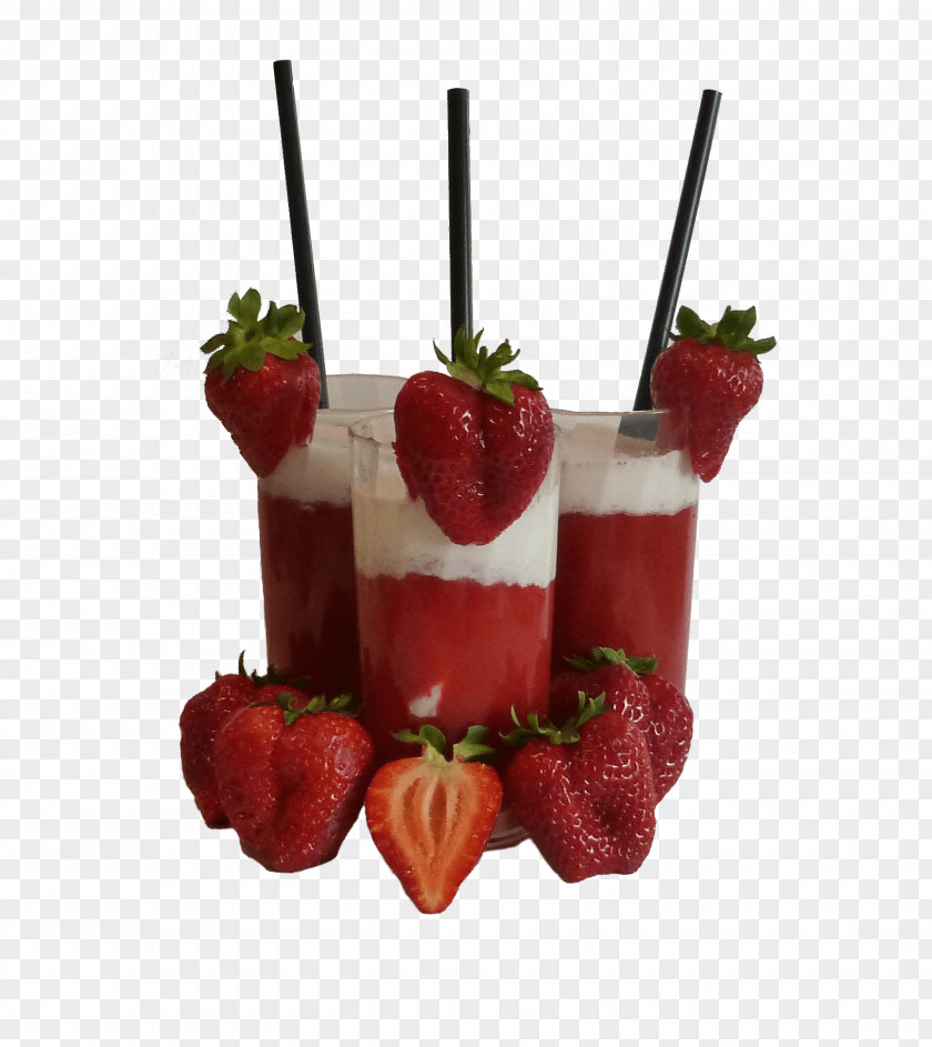 Strawberry Cocktail Garnish Fruit Harvest PNG