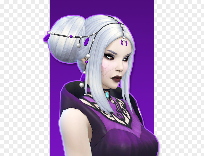 Vampire The Sims 4: Vampires Hair Video Game PNG