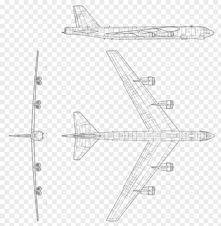 Boeing B-52 Stratofortress Convair B-36 Peacemaker Heavy Bomber B-50 Superfortress Strategic PNG