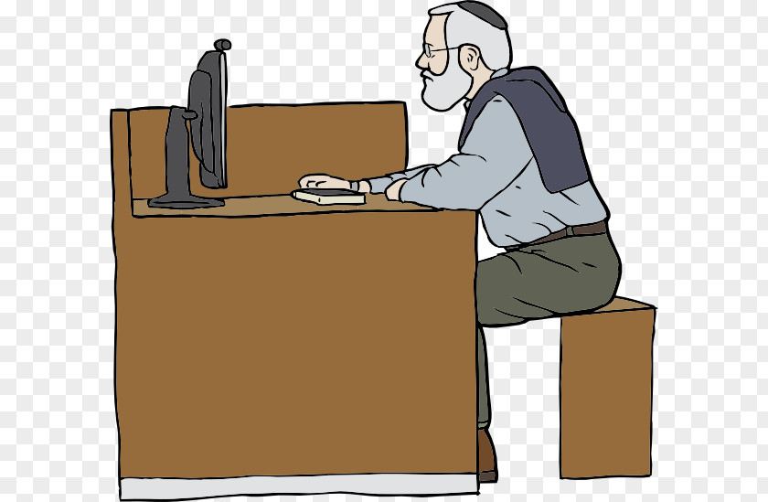 Man Computer Cliparts Laptop Keyboard Clip Art PNG