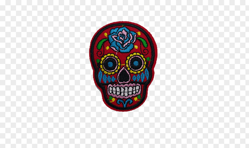 Skull La Calavera Catrina Embroidery Day Of The Dead PNG