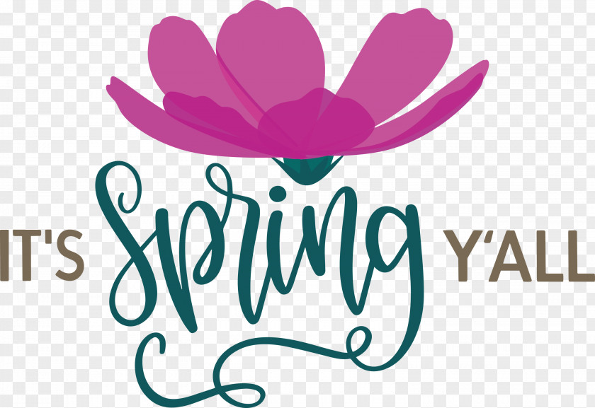 Spring Quote Message PNG