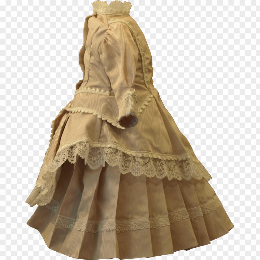 Three-piece Costume Design Dress Gown PNG