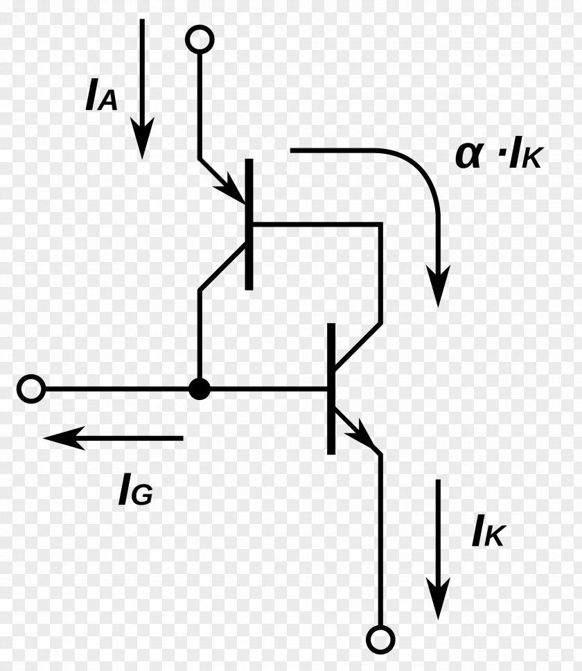 Turn Off Silicon Controlled Rectifier Thyristor Electronic Circuit Transistor Wiring Diagram PNG