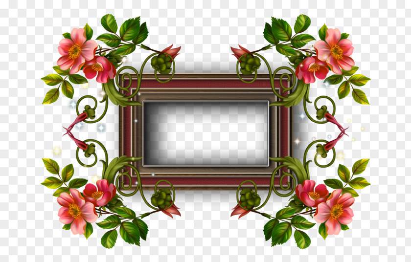 Ur Picture Frames Floral Design Image Graphics PNG