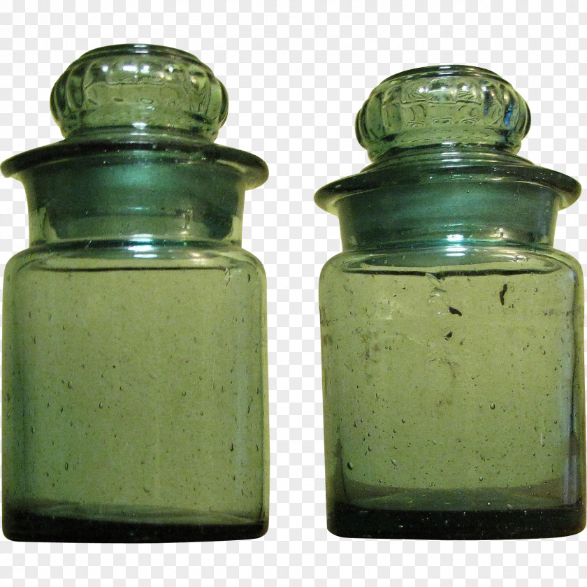 Glass Bottle Green PNG