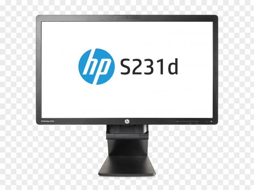 Laptop Computer Monitors HP EliteDisplay S231d LED Monitor Hewlett-Packard IPS Panel PNG