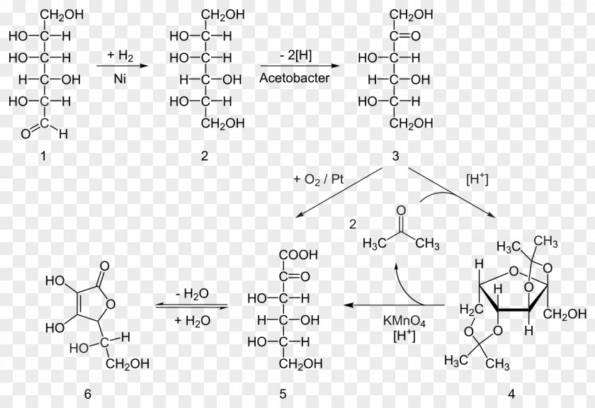 Pathway Ascorbic Acid Reichstein Process Vitamin C PNG