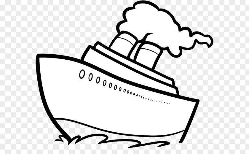 Ship Coloring Book Steamboat Drawing PNG