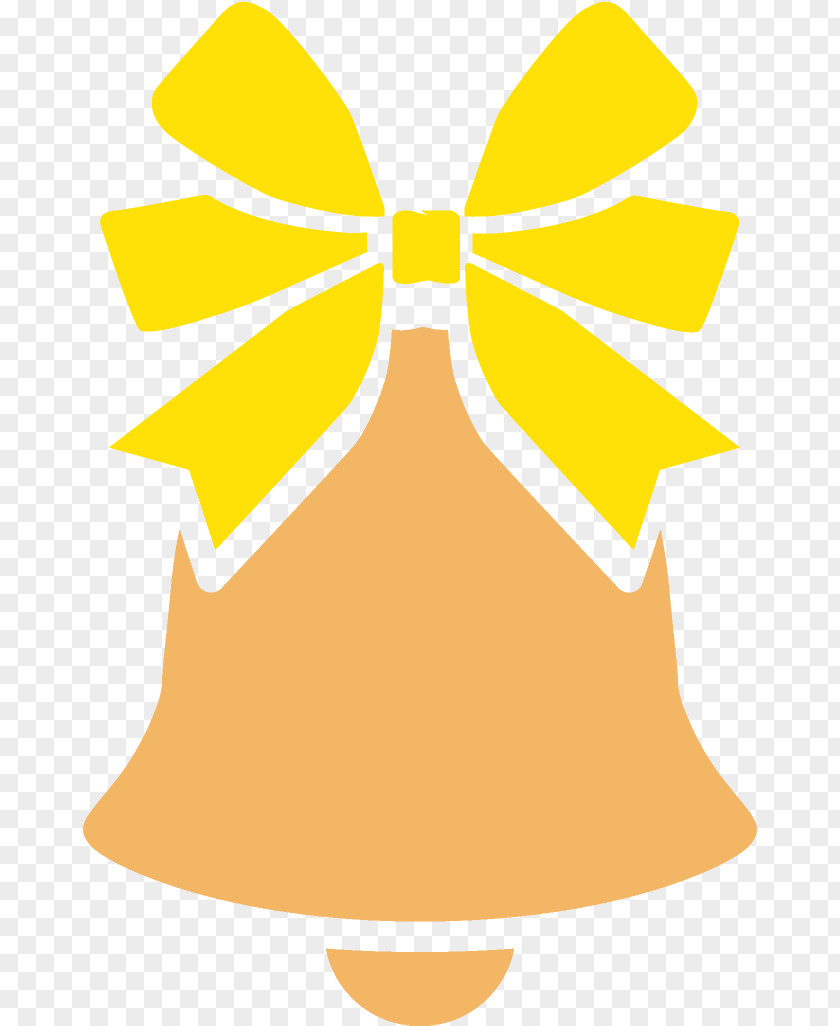 Bell Yellow Jingle Bells Christmas PNG