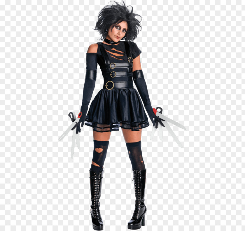 Edward Scissorhands Costume Party Halloween Adult PNG