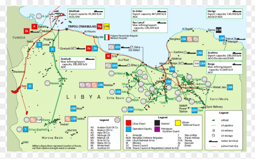 Map Libya Sarir Field Oil Refinery Petroleum PNG