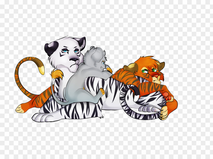 Tiger Bear Cat Illustration Cartoon PNG