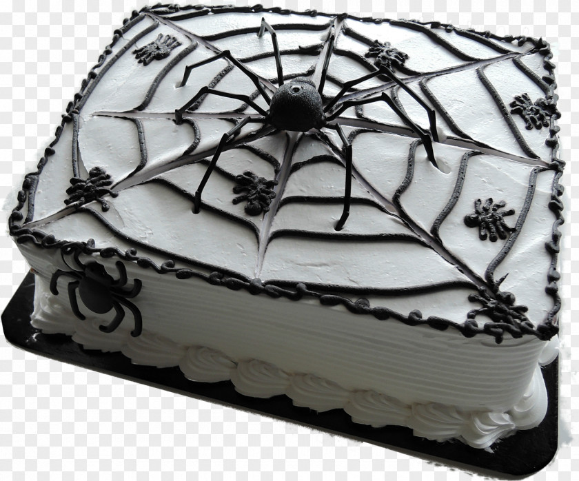 Halloween Spider Cakes Physical Map Cake Icing Chocolate Torte PNG