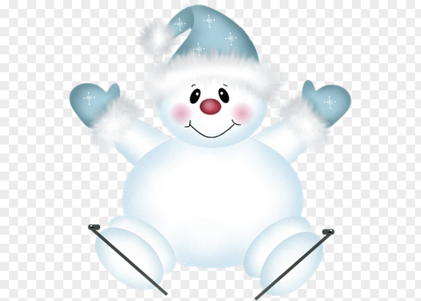 Q Version Of The Snowman Picture Material Christmas Clip Art PNG