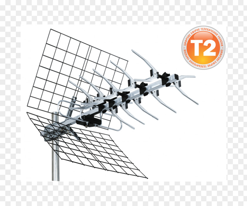 DVB-T2 Aerials Ultra High Frequency Hausantenne PNG