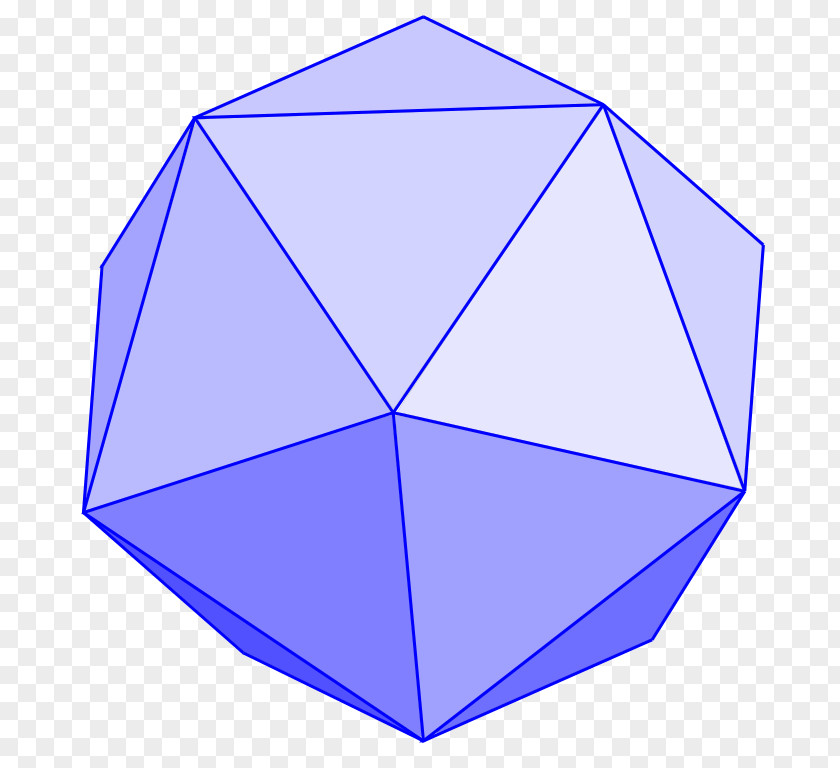 Euclidean Regular Icosahedron Angle Vertex PNG