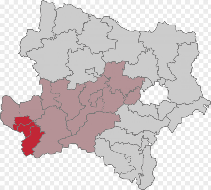 Map Amstetten District Wiener Neustadt-Land Melk Gerichtsbezirk PNG