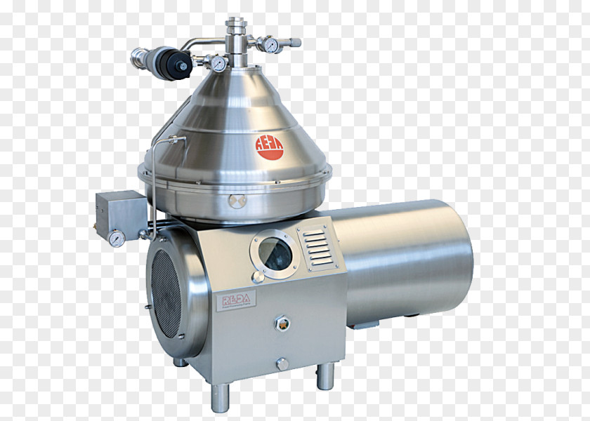 Milk Vapor–liquid Separator Centrifuge Separation Process PNG