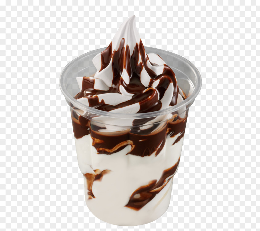 Sundae Chocolate Ice Cream Brownie Pudding PNG