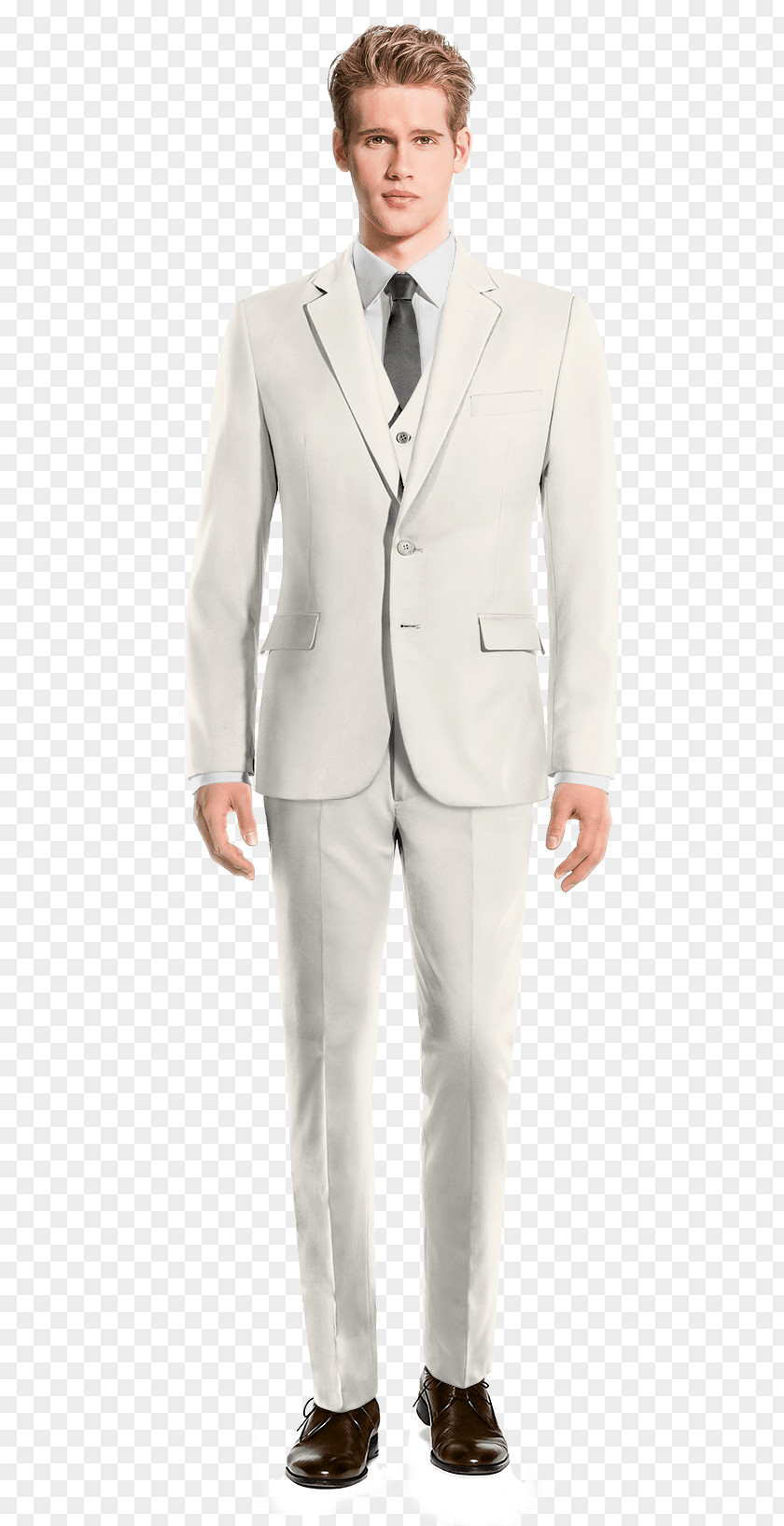 White Suit Double-breasted Single-breasted Tuxedo Blazer PNG