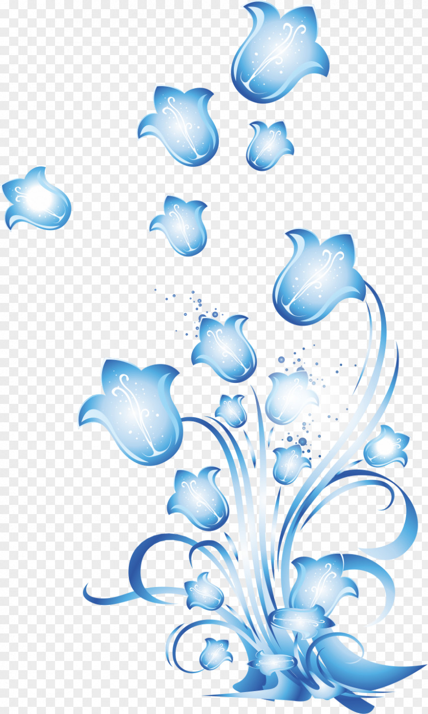 Blue Bell Flower Clip Art PNG