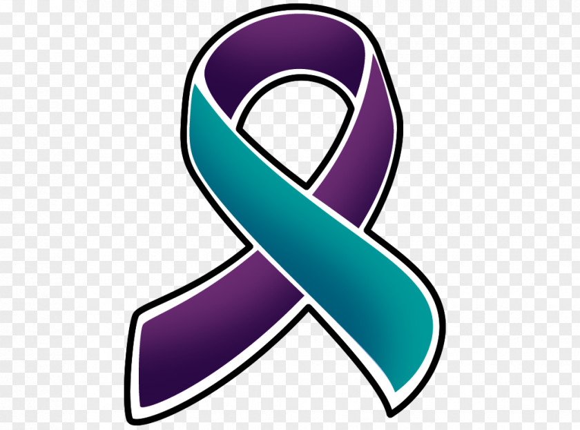 Ribbon Awareness Suicide Prevention Purple PNG