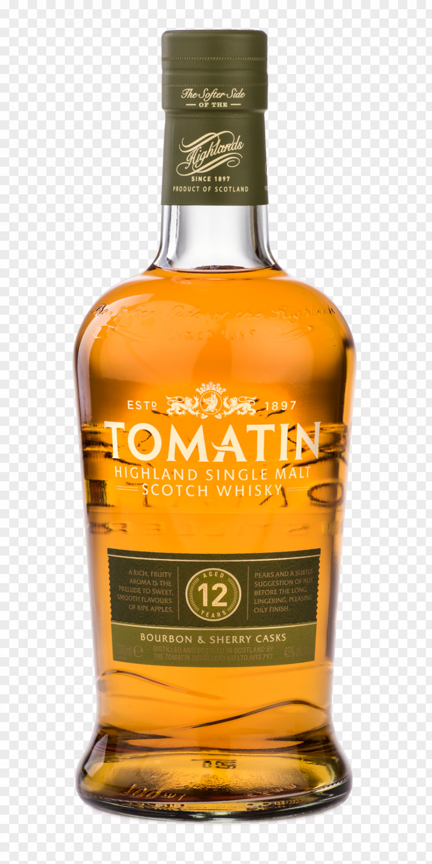 Wine Whiskey Single Malt Whisky Scotch Tomatin Scottish Highlands PNG