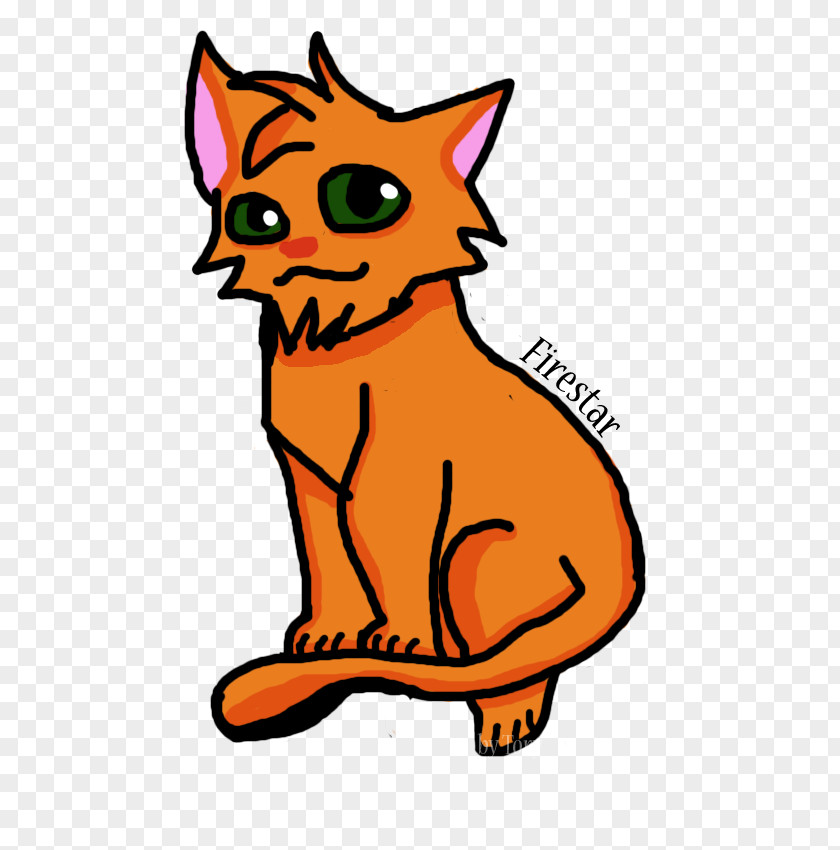 Kitten Whiskers Cat Firestar Warriors PNG