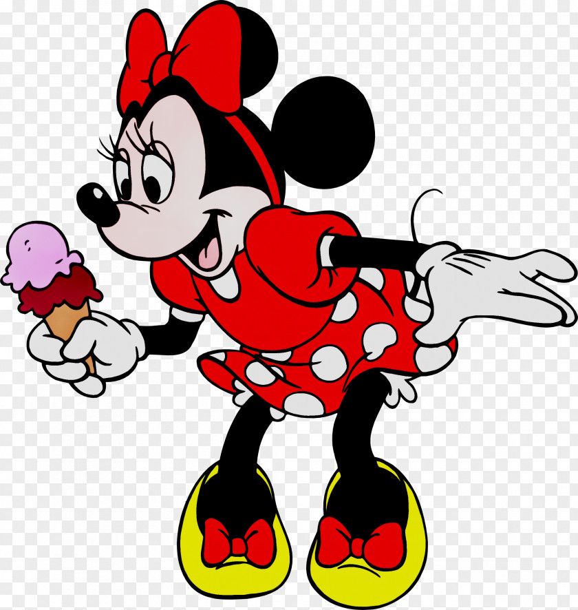 Minnie Mouse Clip Art Mickey Drawing Ice Cream PNG