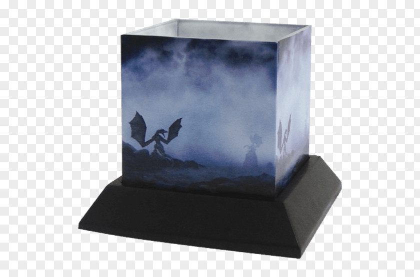 Mist Shrouded Myst White Dragon Candlestick Fantasy PNG