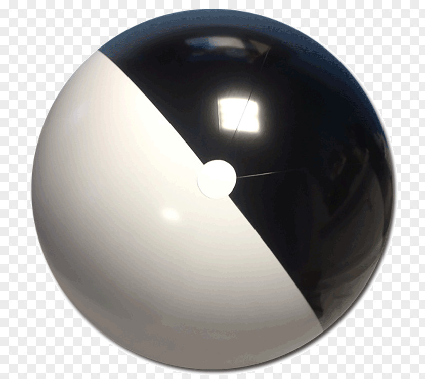 Moon Black And White Beach Ball Product Design Sphere PNG