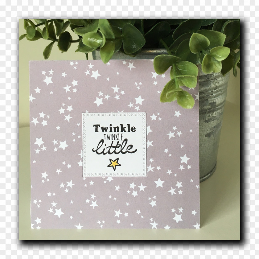 Twinkle Little Star Green Picture Frames Lilac Pattern PNG