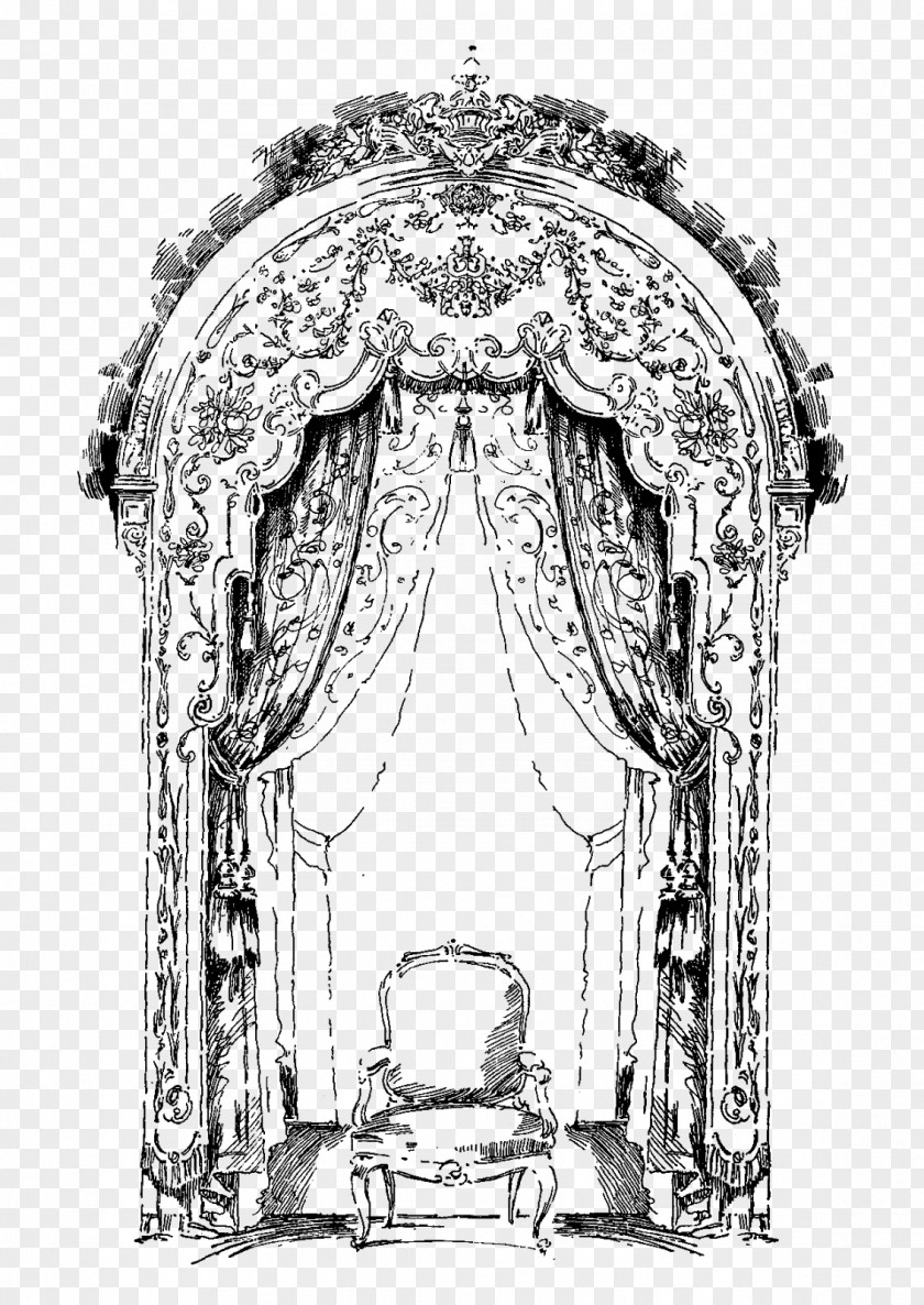 Curtains Monochrome Photography Drawing Visual Arts PNG