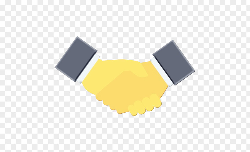 Logo Hand Yellow Background PNG