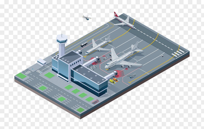 Airport Airplane Terminal PNG