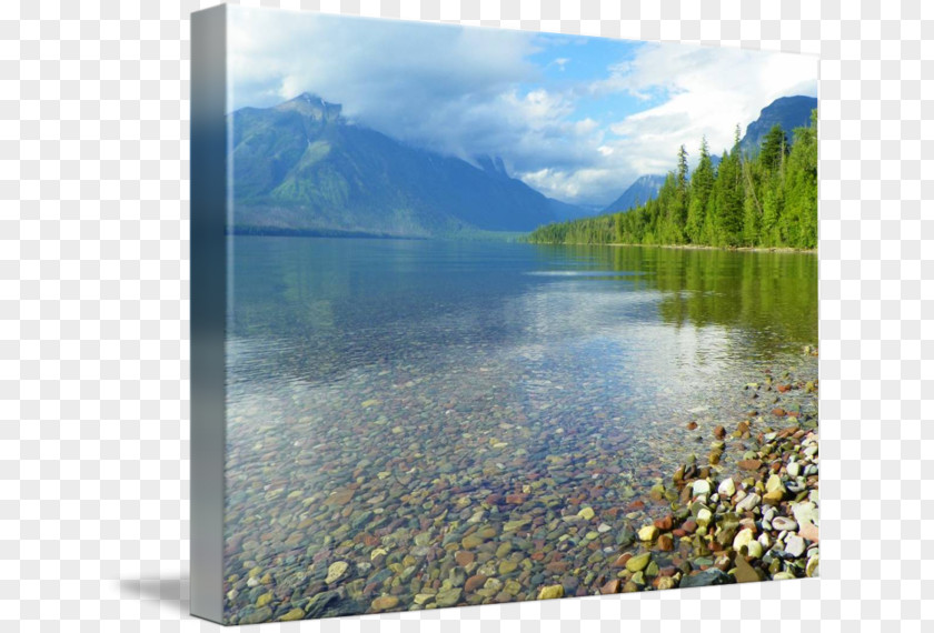 Glacial Lake McDonald, Montana McDonald Lodge Glacier National Park PNG