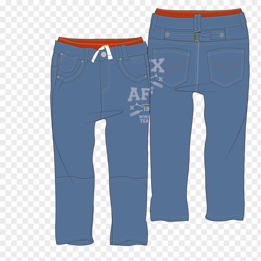 Jeans Cowboy Trousers Designer PNG