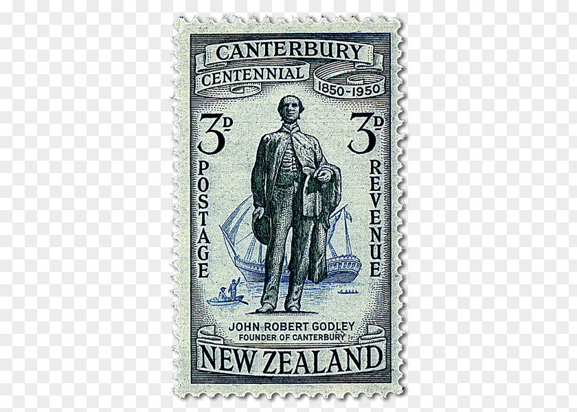 Pioneer Title Co Lyttelton Christchurch Postage Stamps Cressy Settler PNG