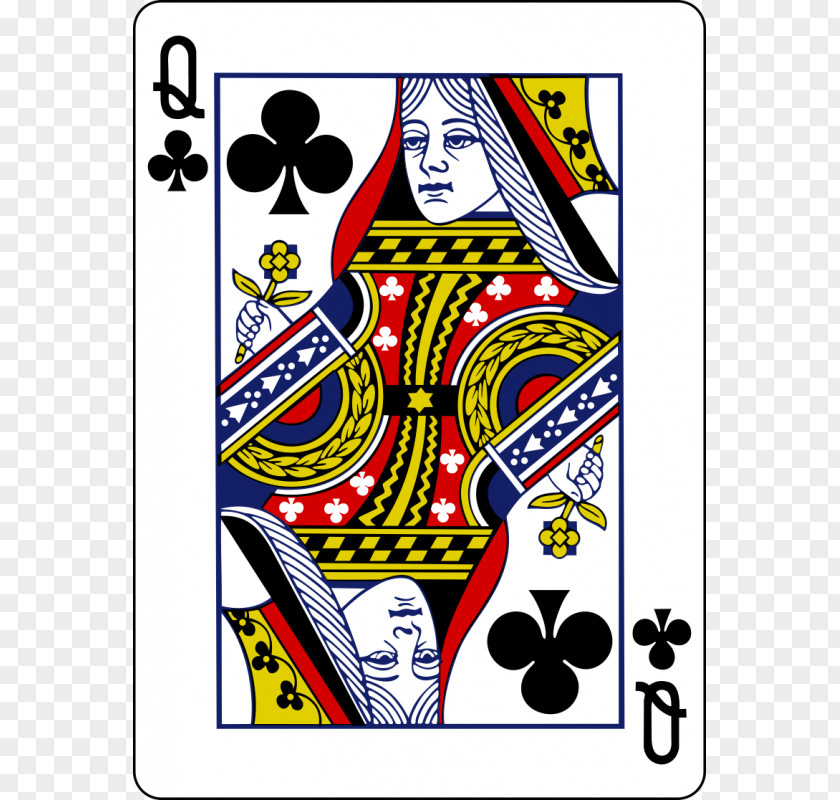 Queen Gong Zhu Of Clubs Playing Card Suit PNG