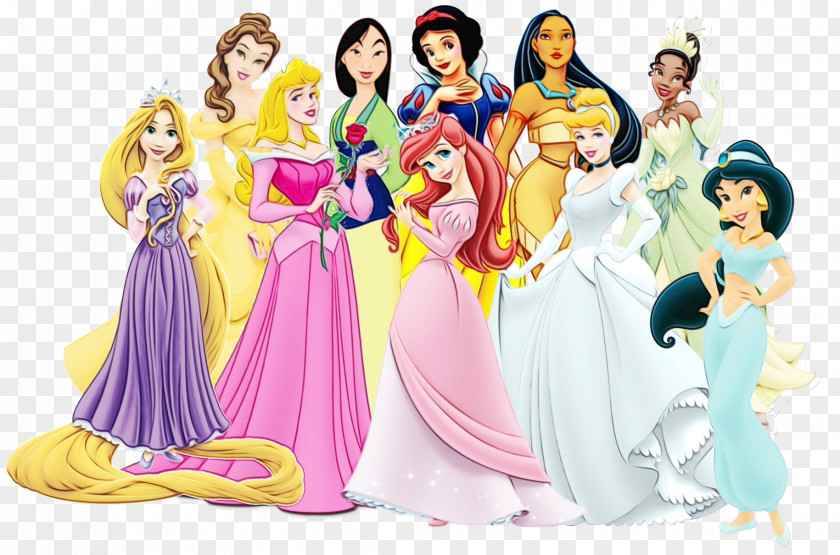 Rapunzel Princess Aurora Giselle Ariel Jasmine PNG